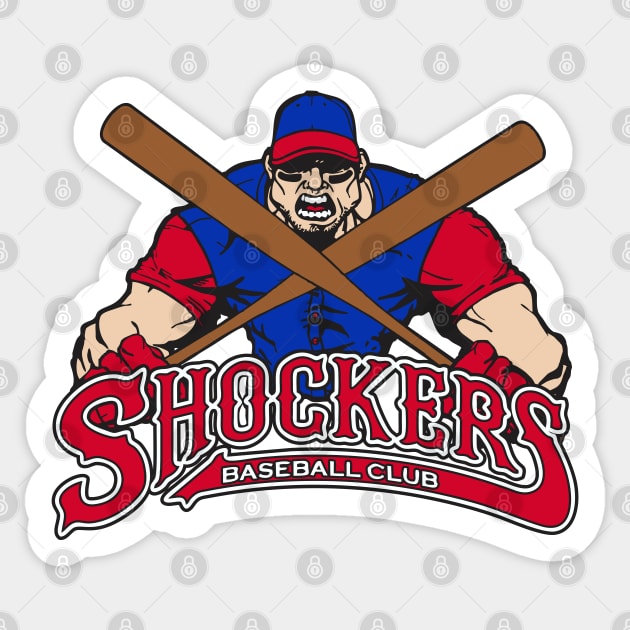 Shockers Baseball Club Sticker by DavesTees